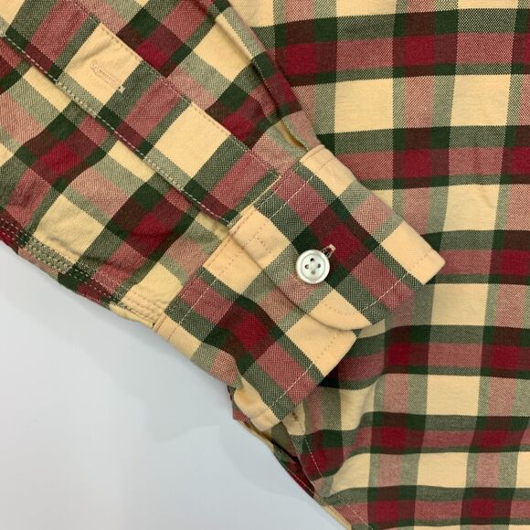 Abercrombie & Fitch Shirt Mens S Small Multi Maze Button Down Plaid Long Sleeve - Picture 3 of 12